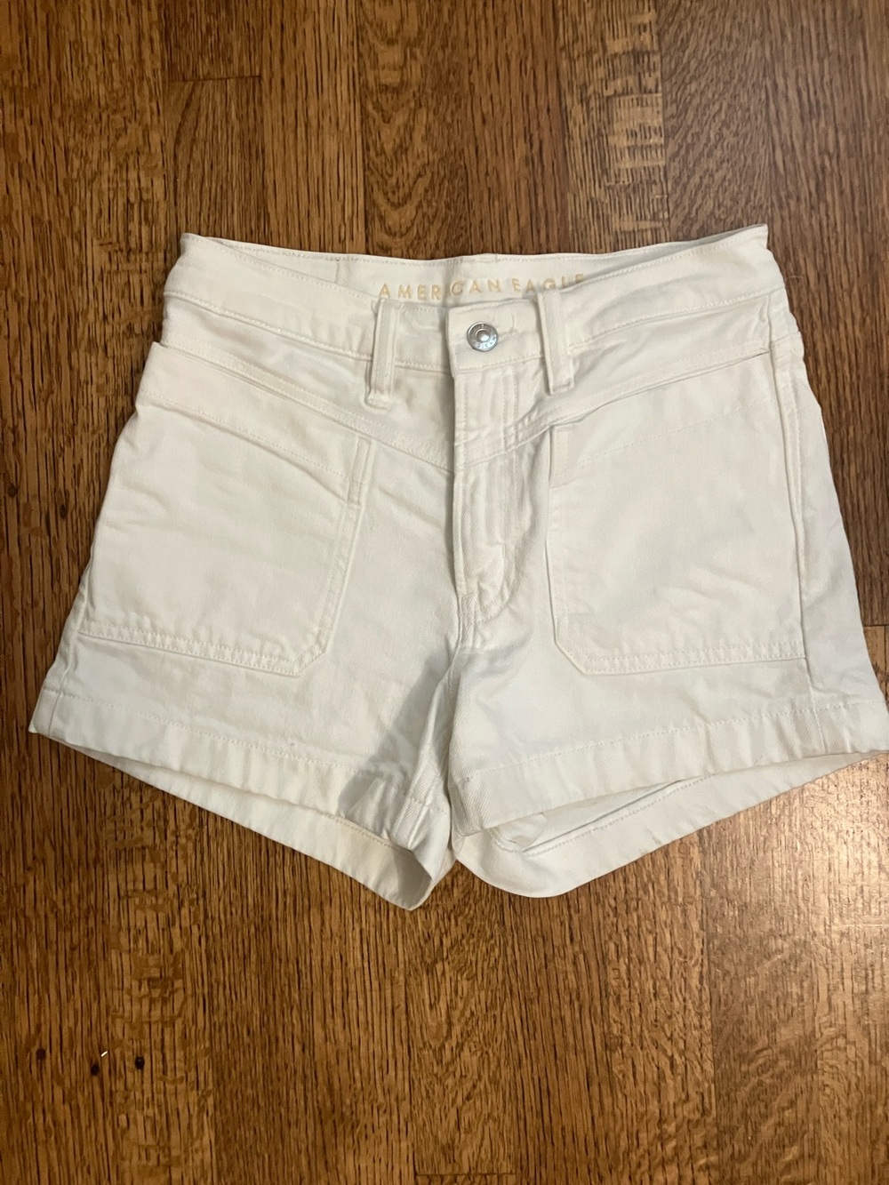 American Eagle Outfitters Off-White Women's Denim Shorts